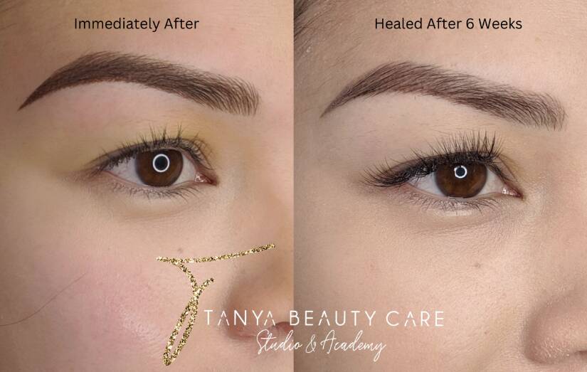 Healed eyebrow tattoo from Tanya Beauty Care. Picture supplied