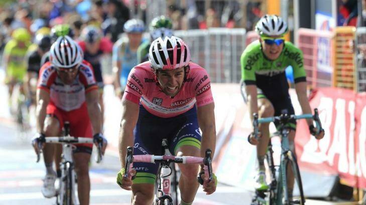 Tour debut in doubt ... Michael Matthews during the Giro d'Italia.