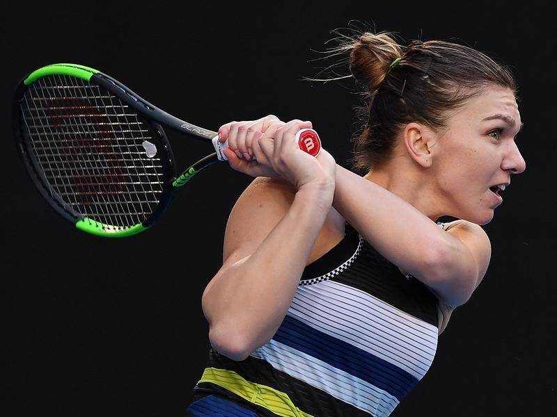 Simona Halep has seen off the challenge of Venus Williams at the Australian Open.