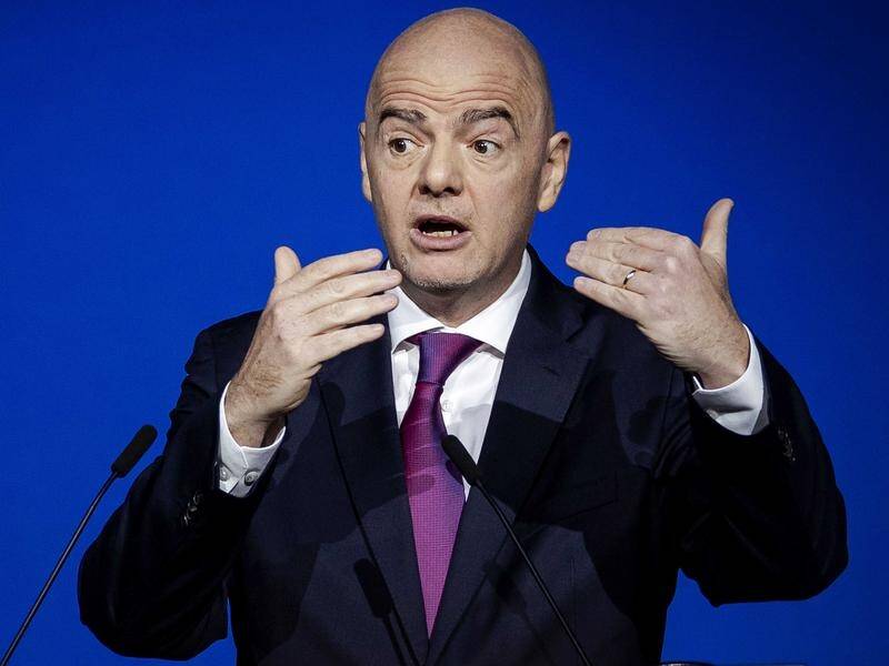 FIFA president Gianni Infantino has warned members against re-starting football too early.