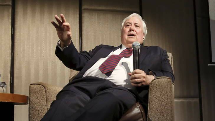Wealth value to drop dramatically: Clive Palmer. Photo: Nick Moir