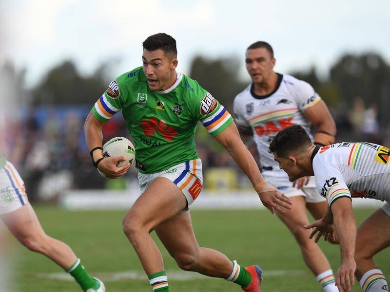 Canberra's Nick Cotric is back in full flight for the Raiders after his move to centre.