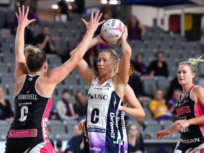 Laura Langman was one of the stars for Sunshine Coast Lightning in their Super Netball win.