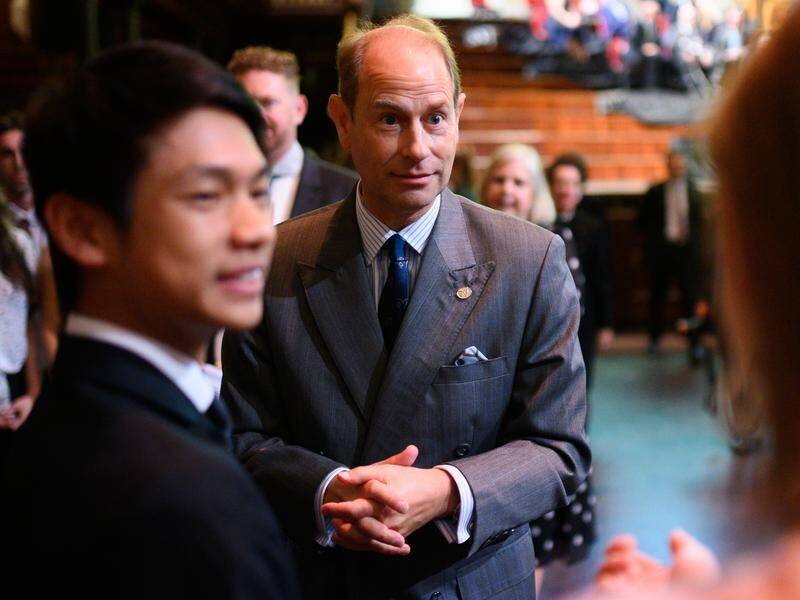 Prince Edward has told Duke of Edinburgh award recipients in Sydney to feel 'a few inches taller'.