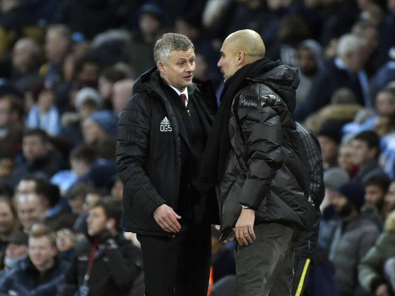 Man City boss Pep Guardiola (right) says it's a privilege to take on Ole Gunnar Solskjaer's Man Utd.
