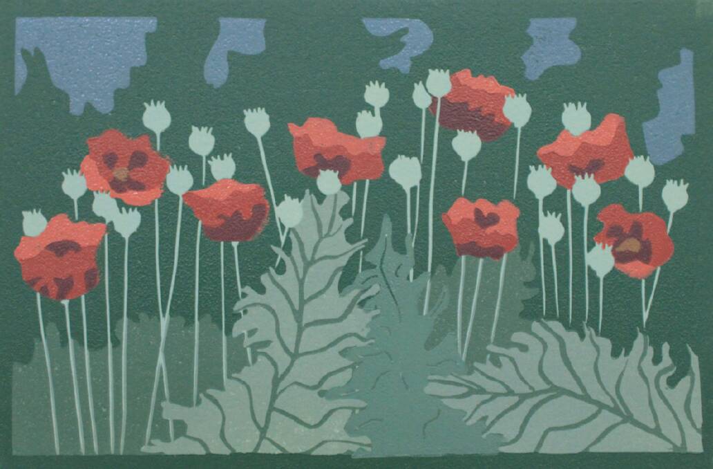 Poppies by Nanette Bourke.