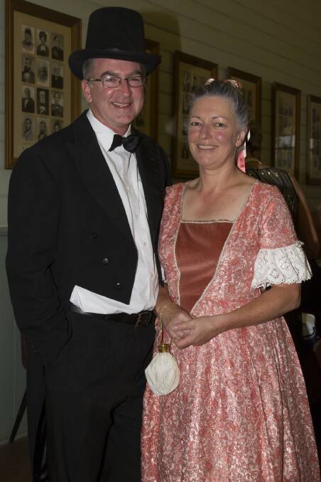David and Jocelyn Cosgriff made a fine traditional couple during the Moyston Hall Centenary celebrations, which included a ball.
