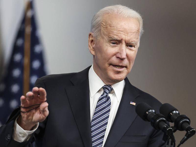 President Joe Biden condemned rocket attacks by Hamas and other groups against targets in Israel.