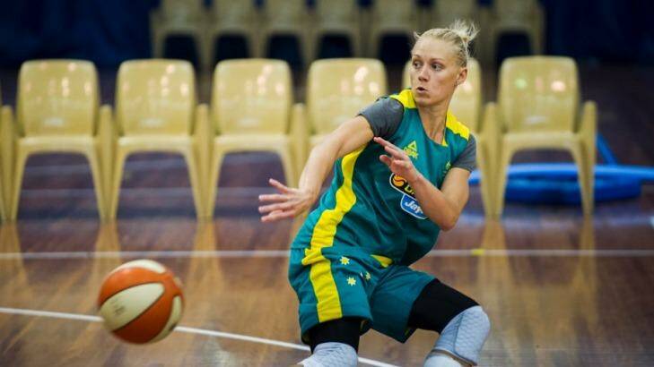 Ready for anything: Erin Phillips and the Australian Opals are looking forward to the world champiopnships. Photo: Rohan Thompson
