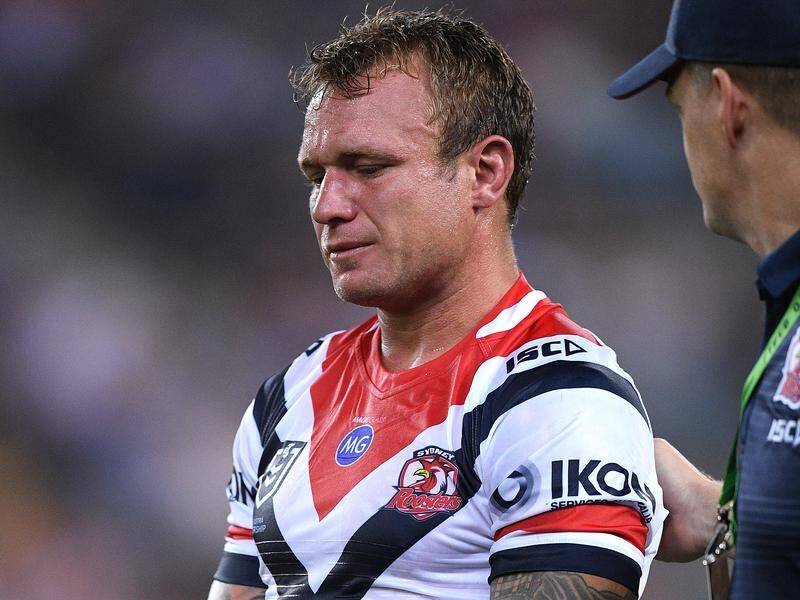Jake Friend suffered a broken arm in just his second NRL game back from an injured bicep.