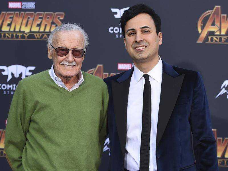 Keya Morgan (R) has been handed a new restraining order to keep away from Marvel Comics' Stan Lee.