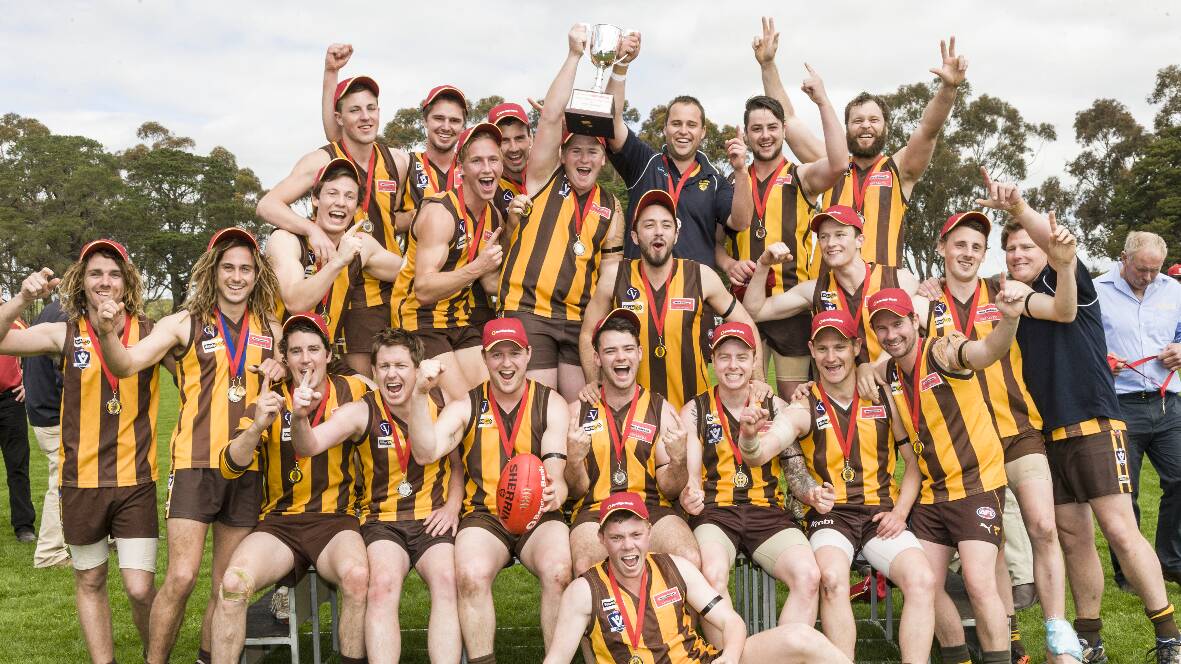 GLORY DAYS: Tatyoon have been Mininera and District League champions five times in the past 15 years, with its last premiership coming in 2016. Picture: PETER PICKERING