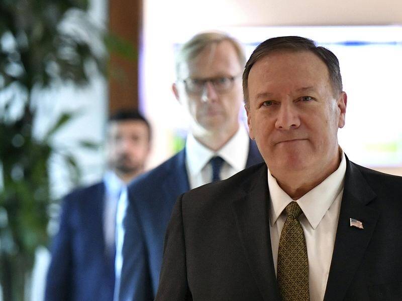 US Secretary of State Mike Pompeo visits the UAE after aggressive comments between the US and Iran.