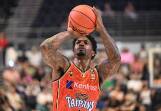 Patrick Miller starred as Cairns upset Melbourne United by 12 points in the NBL. (Dave Hunt/AAP PHOTOS)