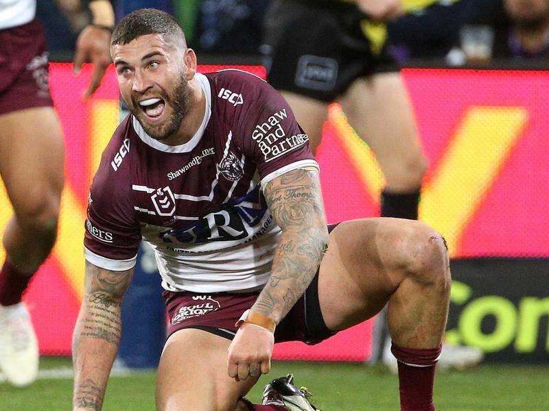Manly's Joel Thompson has been involved in an alcohol-fuelled accident that left him in hospital.