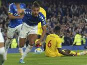 Dominic Calvert-Lewin scored the all-important goal to secure Everton's Premier League status.