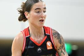 Anneli Maley has inspired Perth to an upset victory over the Melbourne Boomers in the WNBL. (James Ross/AAP PHOTOS)