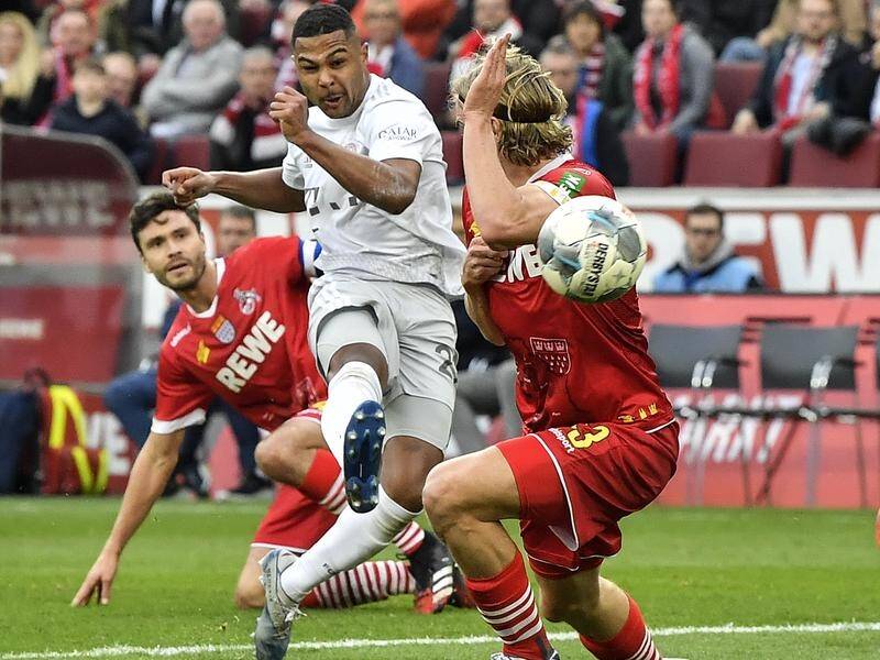 Serge Gnabry (C) has bagged a brace in Bayern Munich's 4-1 thrashing of Cologne.