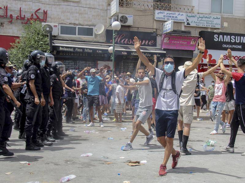 Sometimes violent protests have taken place in the Tunisian capital and other cities.