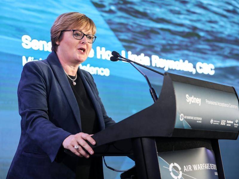 Defence Minister Linda Reynolds has focused on China's actions in the Indo-Pacific in her speech.
