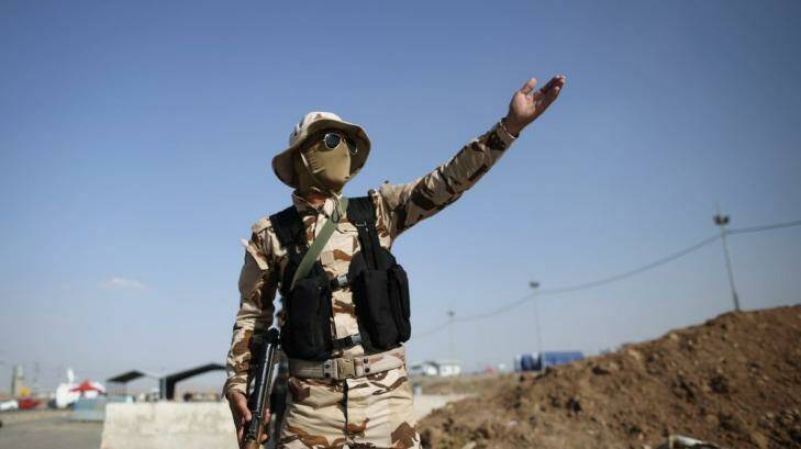 Pershmerga military at a Kurdish check point on June 14, 2014.  Photo: Dan Kirkwood