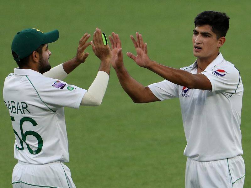 Pakistan players feel 16-year-old quick Naseem Shah (R) is ready for a Test debut against Australia.