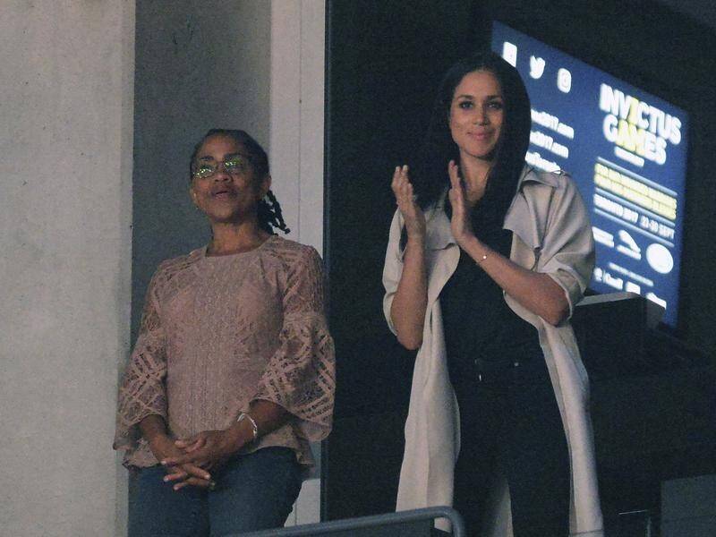 Meghan Markle with her mother Doria Radlan at the Invictus Games in Toronto last year.