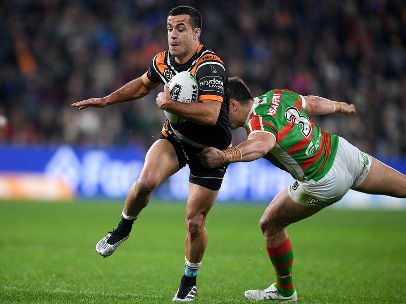 Corey Thompson is expected to start the 2020 season at fullback for the Wests Tigers.