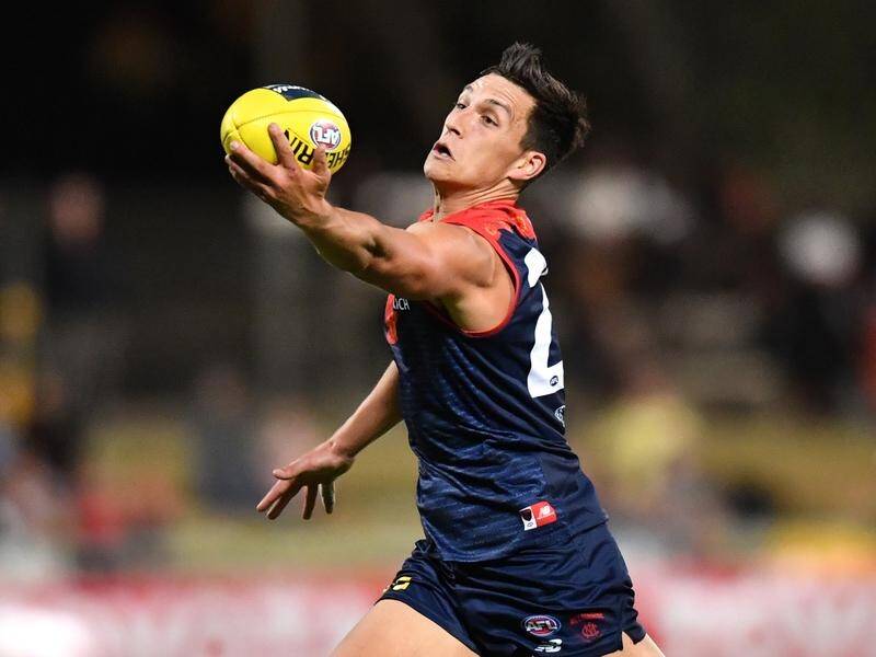 Sam Weideman is back in Melbourne's AFL line-up for the first time this season.