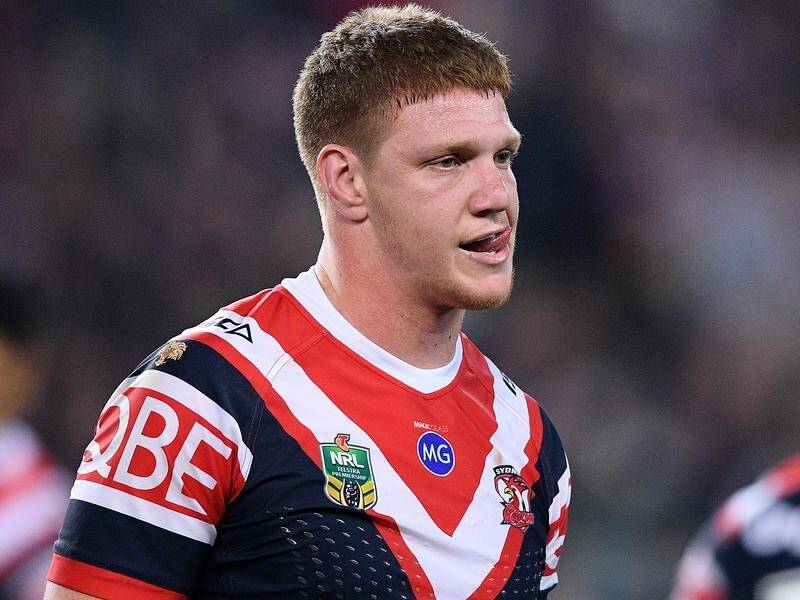 Sydney Roosters' Dylan Napa has made 550 post contact metres in 19 NRL games this season.