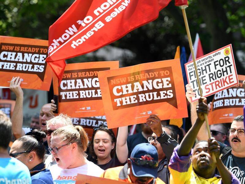 ACTU has been holding "Change the Rules" rallies around Australia for a month.