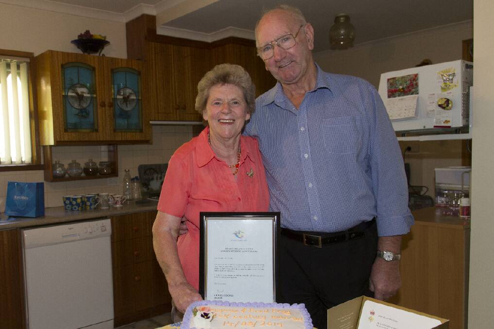 A 50 year marriage celebration for Margaret and John Young. Picture: PETER PICKERING