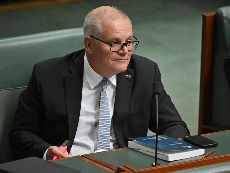 Scott Morrison says a breakout of war over China invading Taiwan would dwarf the Ukraine conflict. (Mick Tsikas/AAP PHOTOS)