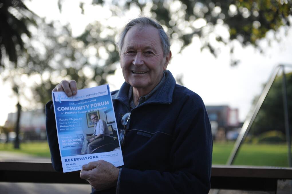AWARENESS CAMPAIGN: Wimmera prostate cancer support group assistant team leader Max Judd. Picture: SONIA SINGHA