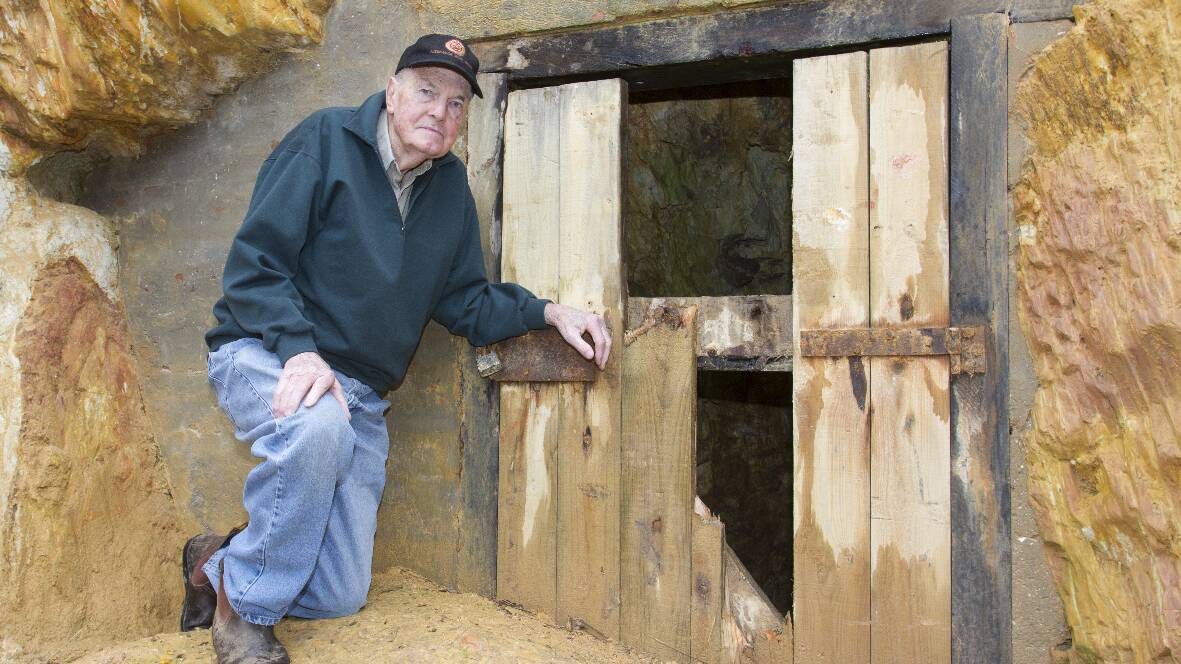 Green Hill Lake Estate landholder Peter Damman has had enough of the damage being caused in the vicinity of a disused mineshaft, so he is offering a reward for information. See story, tomorrow's edition of The Ararat Advertiser. Picture: PETER PICKERING