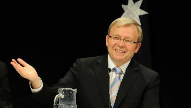 Media man: Kevin Rudd was ruled by the 24-hour media cycle, said the man he defeated for the Labor leadership Kim Beazley. Photo: David Mariuz
