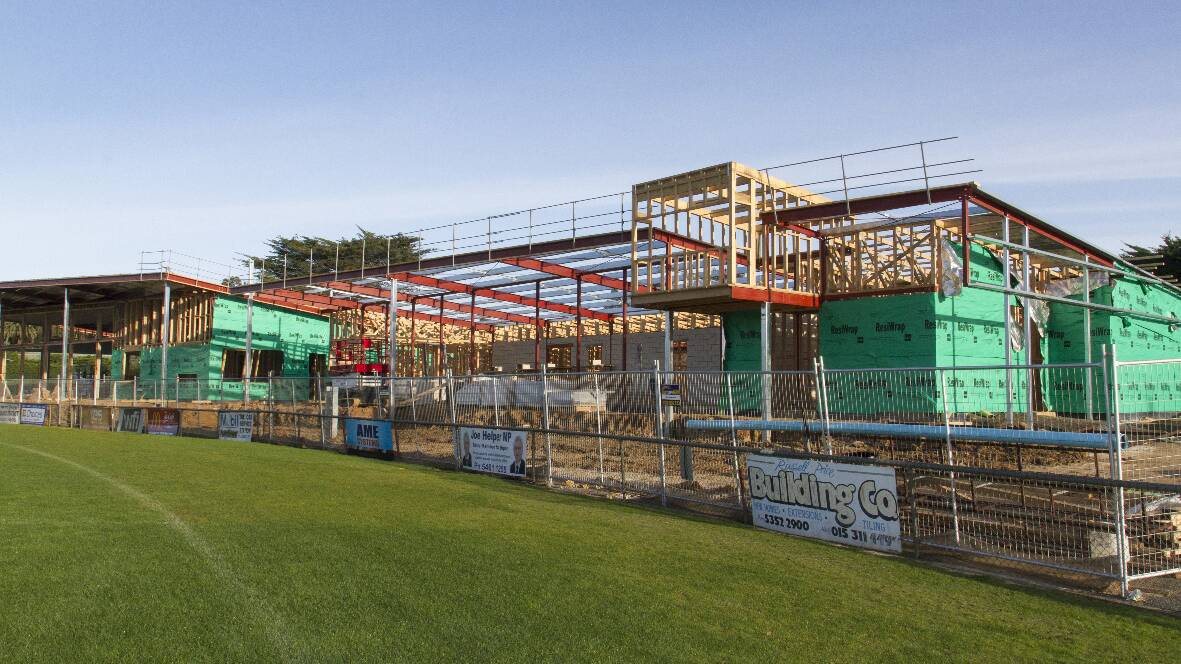The Alexandra Oval redevelopment is taking shape.