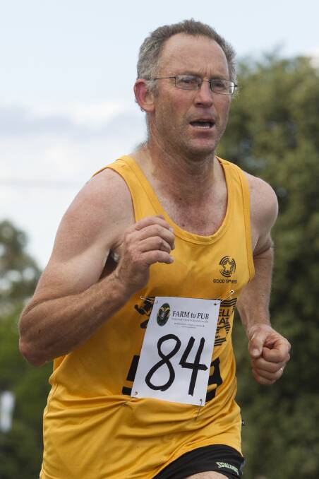 Mick Davis was happy to see the finish line