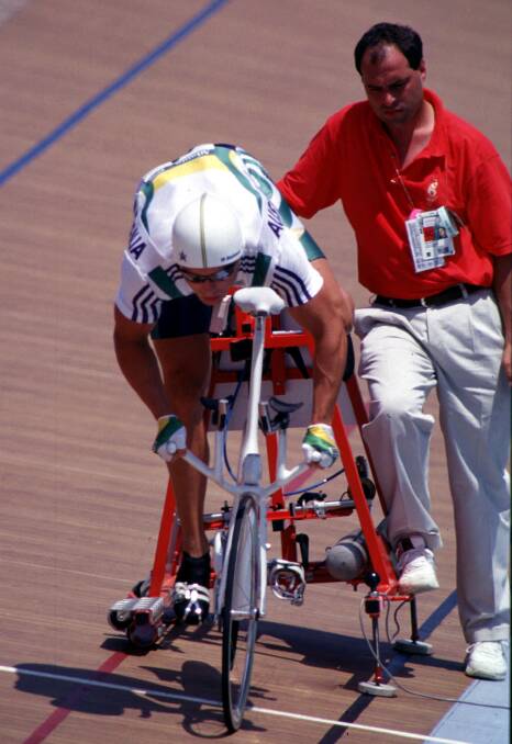 A slip of the foot cost Shane Kelly his best chnace of winning Olympic Gold at Atlanta in 1996.
