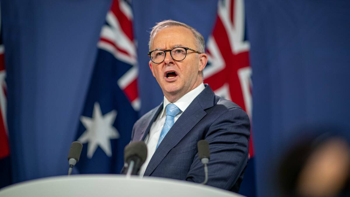 Anthony Albanese is shackled when it comes to big-picture reform - unless he reverses the stage-three tax cuts. Picture: Getty Images