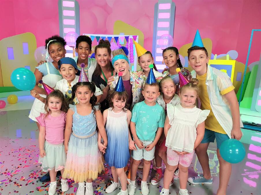 Ebony Mason, Bailey Matthews, Scarlett Grigg, Braxton Ciurleo, and Charlee Brunt, from District Dance Studio have appeared on the television show Ready Set Dance. Picture: SUPPLIED