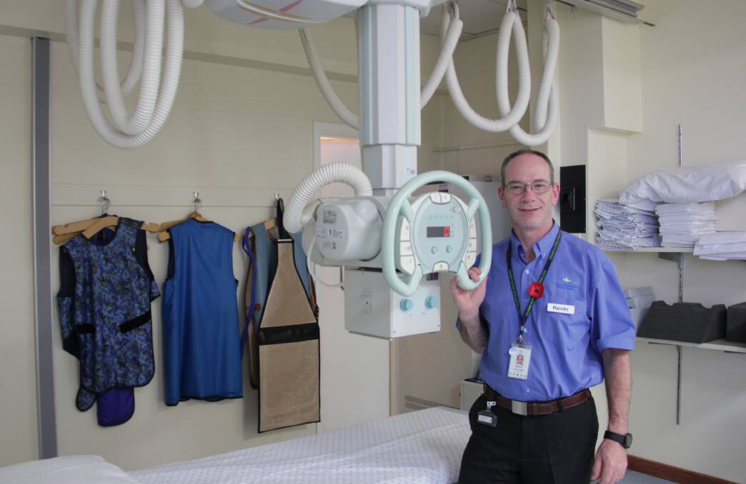 MEDICAL IMAGING: EGHS radiographer Kevin Watson will be celebrating World Radiography Day on Sunday. Picture: EGHS 