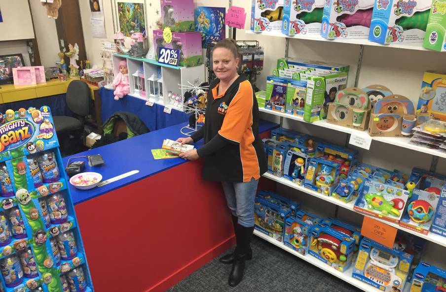 TOY DELAY: Toyz On Barkly owner Melinda Jamieson is experiencing delays in shipments. Picture: JESSIEANNE GARTLAN.