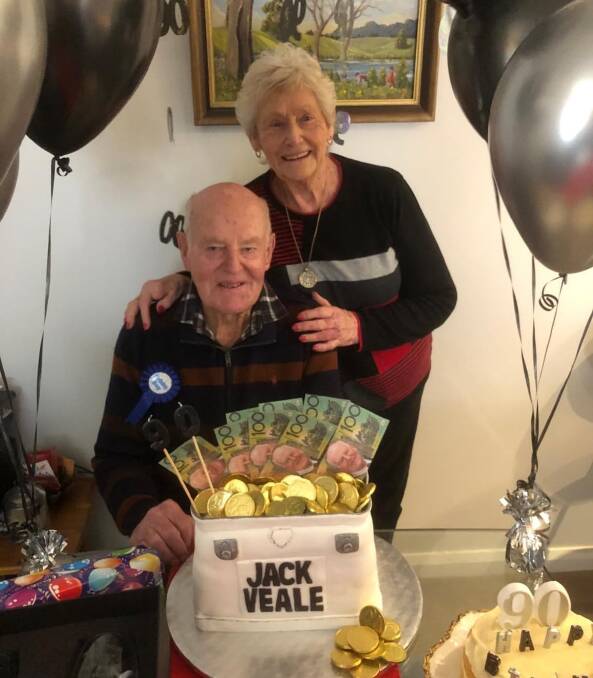 ISO PARTY: Jack Veale with his partner Lorna Neil. Picture: CONTRIBUTED 