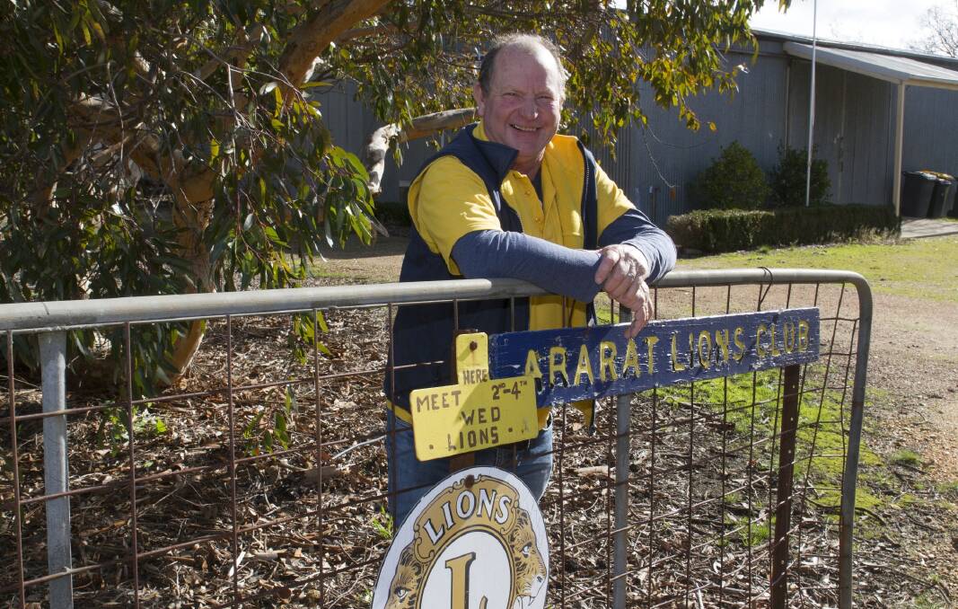 VIRTUAL MEETING: Ararat Lions Club president Rob Sanders says the Lions Club International Convention will be hosted via Zoom this year. Picture: PETER PICKERING 