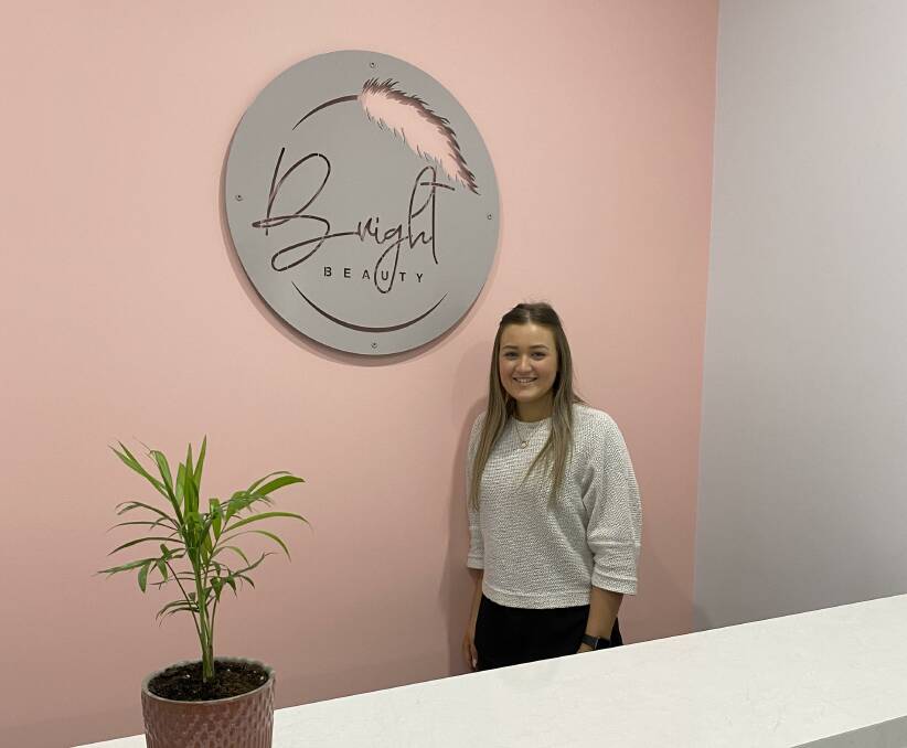 NEW SHOP: Bright Beauty owner Abbey Moar said her new business was busy after COVID-19 lockdown. Picture: JESSE BENNETT 