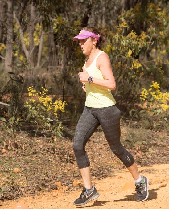 VICTORY: Vicki Tyler's marathon training paid off on the weekend, the runner finally securing a victory.