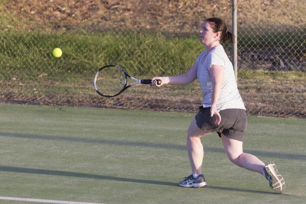 OUTSTANDING: Jade Cross put in an outstanding individual performance in Stawell Tennis Club's Friday night competition.