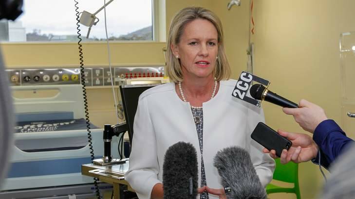 Assistant Health Minister Fiona Nash is under fire over the withdrawal of a food rating website. Photo: Katherine Griffiths