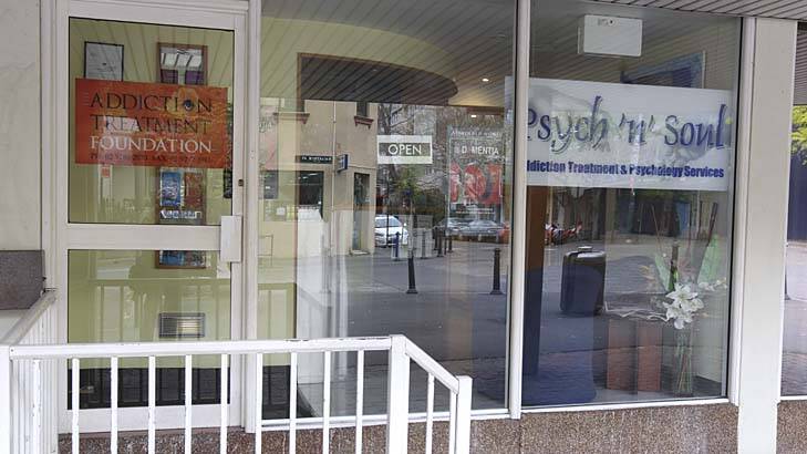 Seeming miracle treatment ... Pysch'n'Soul drug detox clinic in Macarthur Street, Ultimo.